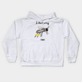 I don't sting, I bite Kids Hoodie